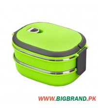 Homio 1.48L Stainless Steel Two Layer Lunch Box Green